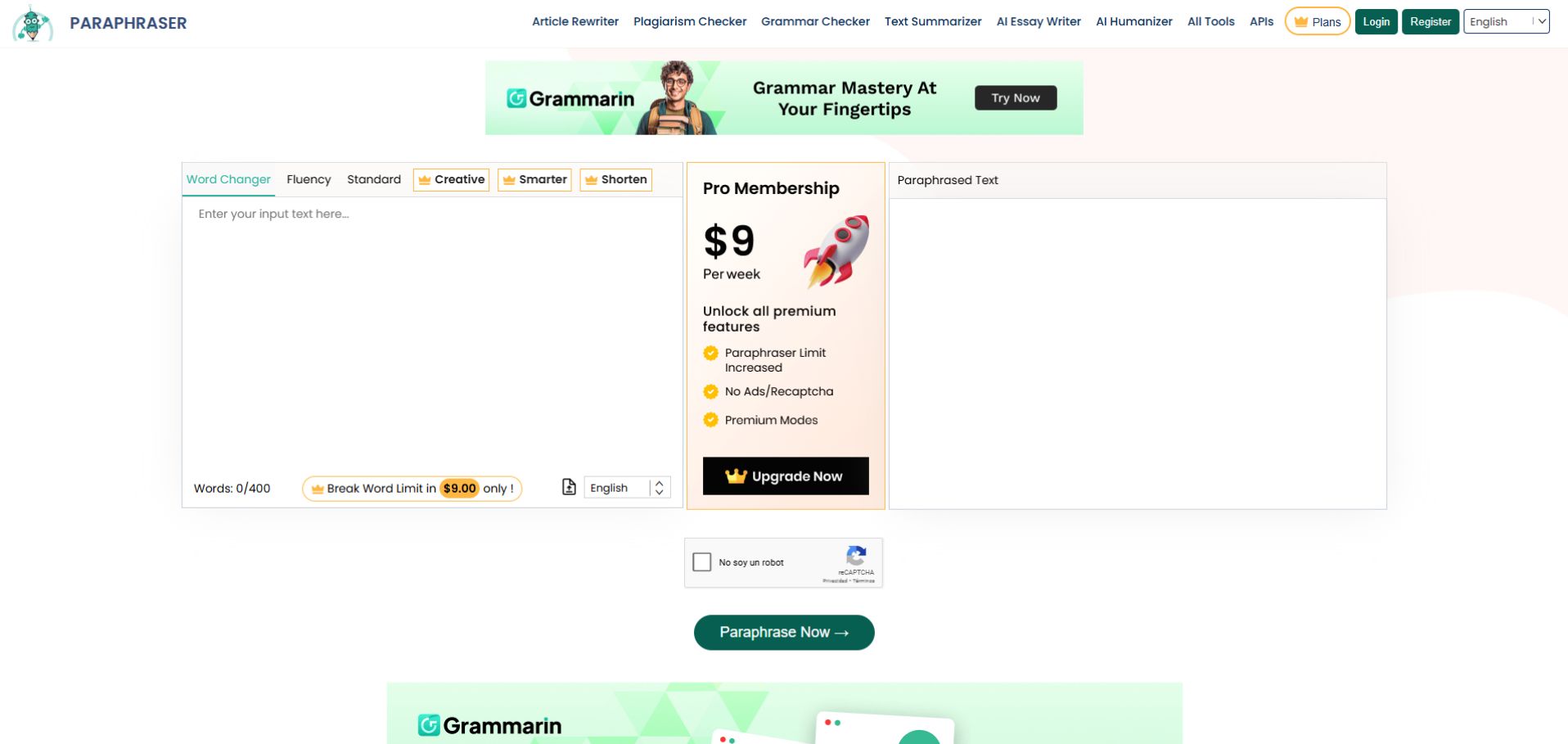 Paraphraser Tool