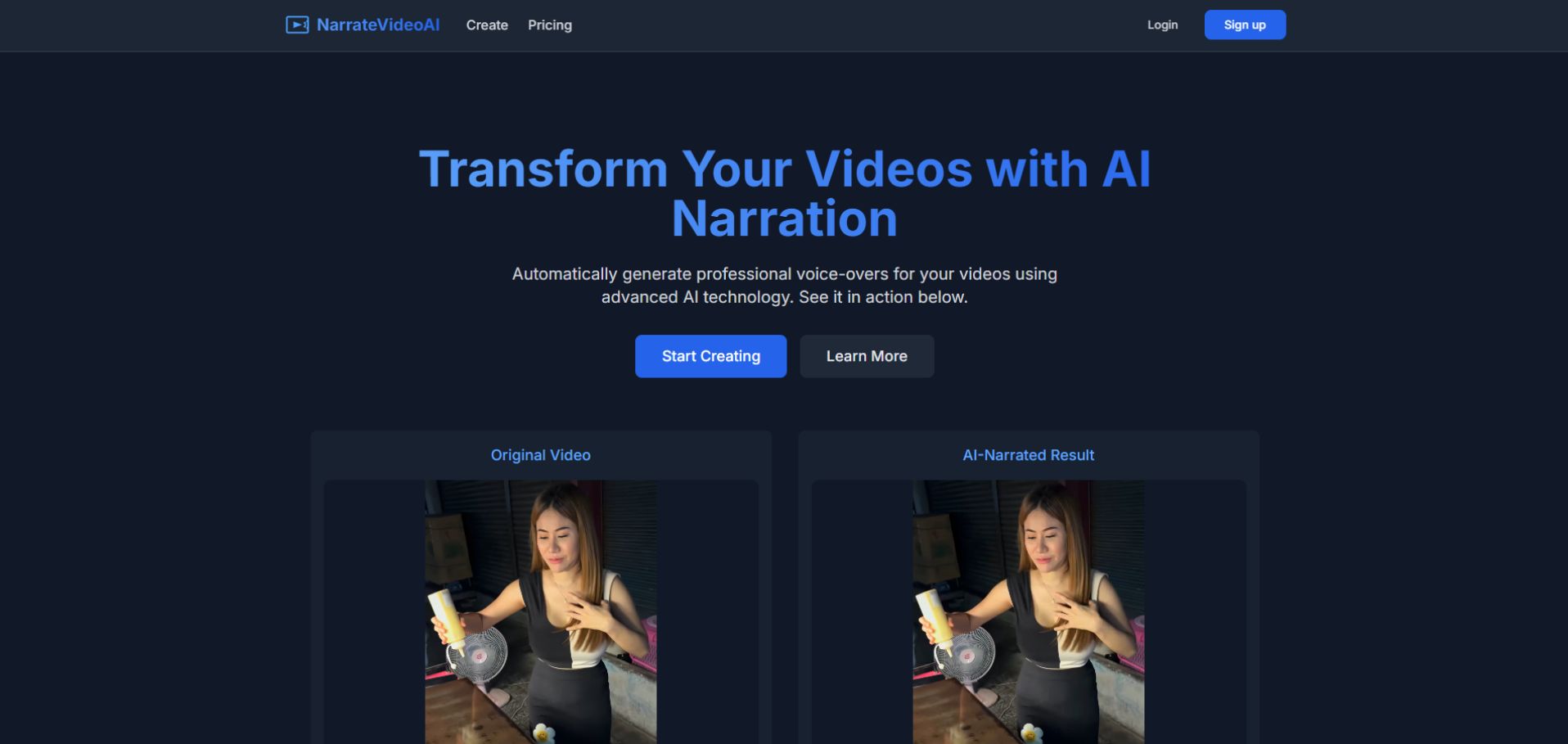 AI Video Narration