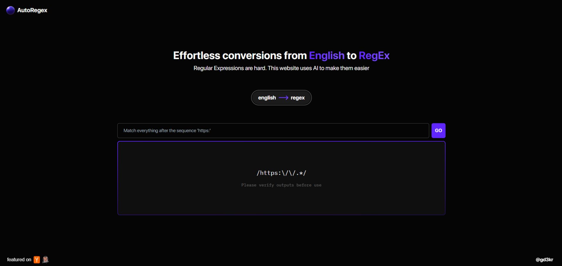 AutoRegex
