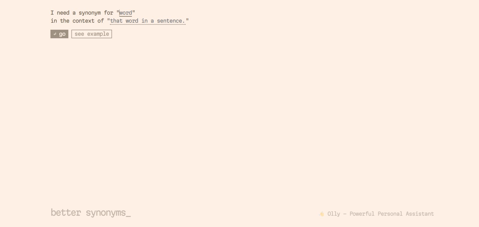 Better Synonyms