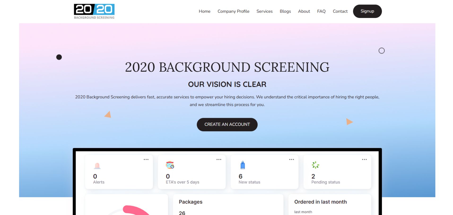 2020 background screening
